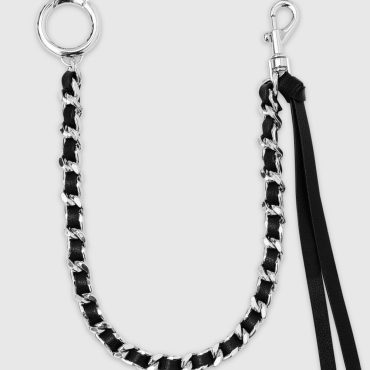 Leather Whip Chain Leash