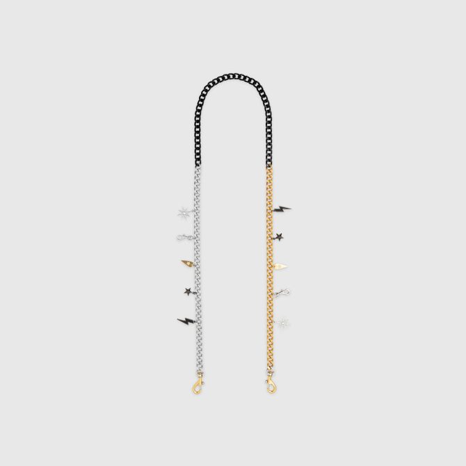 Crossbody Strap Chain With Charms - Image 4