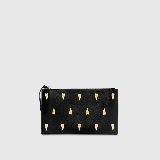 Large Heart Studded Pouch - Image 6
