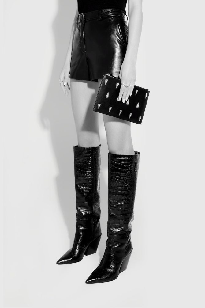 Large Heart Studded Pouch - Image 5
