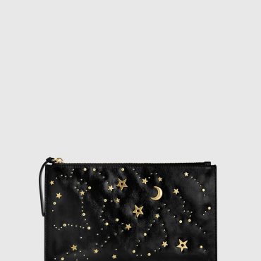 Large Celestial Studded Pouch