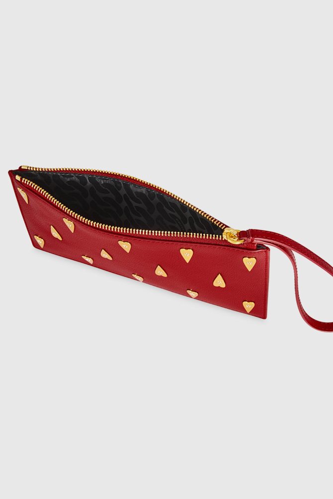 Medium Heart Studded Pouch - Image 3