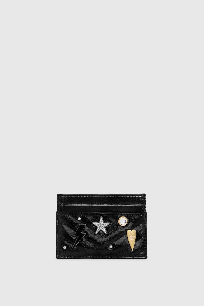Celestial Studded Card Case