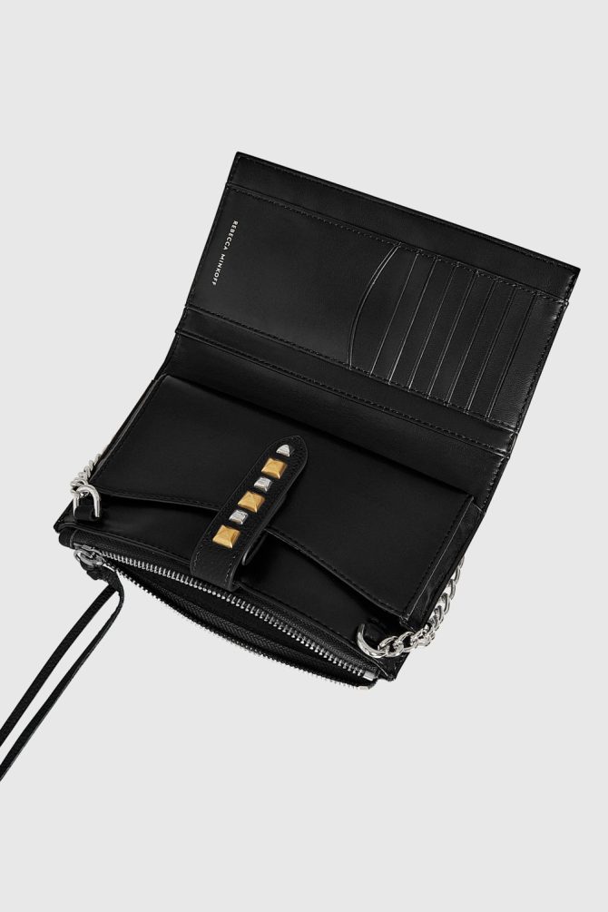 Multi Studded Wallet With Chain Strap - Image 3