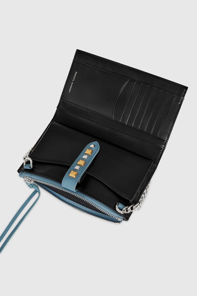 Multi Studded Wallet With Chain Strap - Image 3