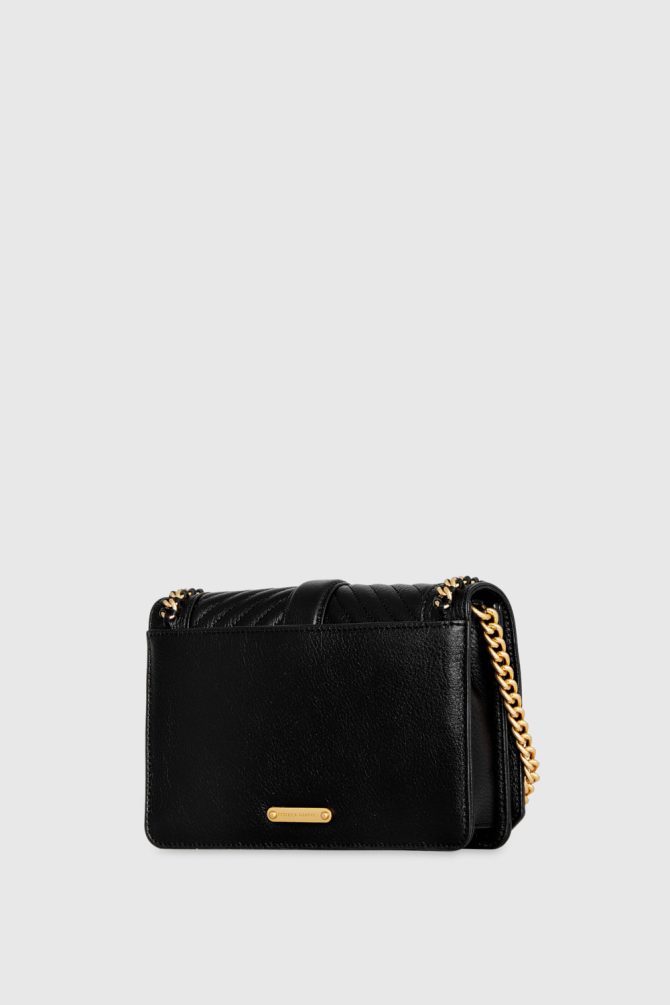 Chevron Quilted Small Love Crossbody With Chain Inset - Image 2