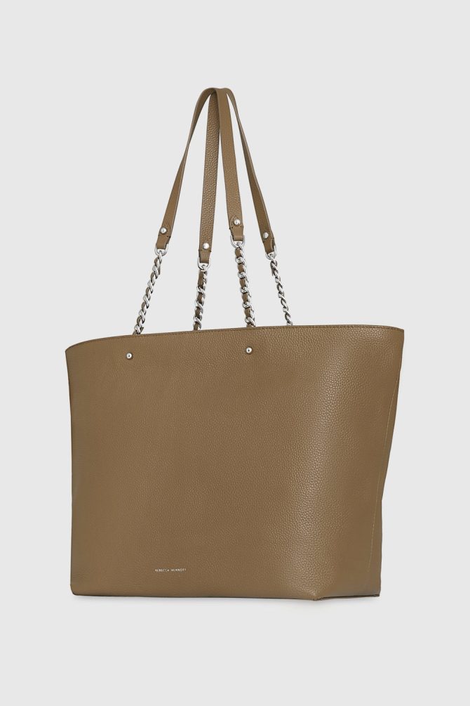 Top Zip Chain Tote - Image 2