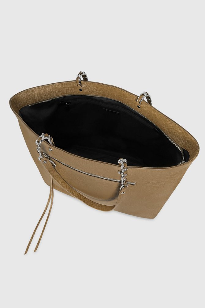 Top Zip Chain Tote - Image 3