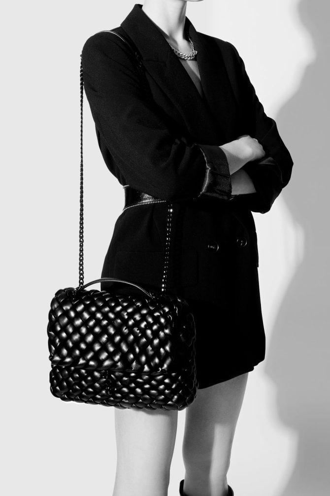 Edie Woven Shoulder Bag - Image 5