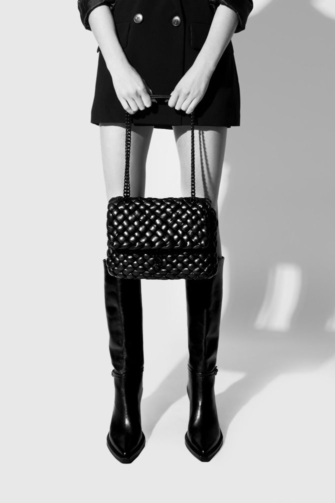 Edie Woven Shoulder Bag - Image 6