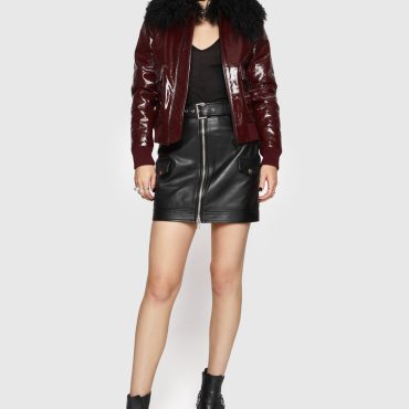 Patent Orly Aviator Jacket