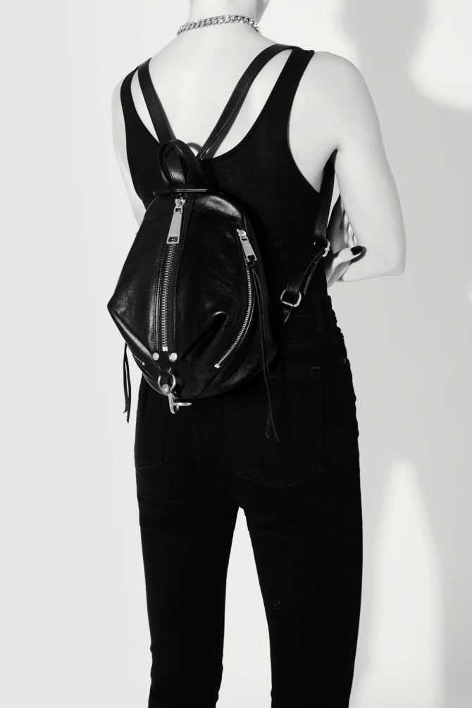 Julian Zipped Medium Backpack With Studs - Image 4