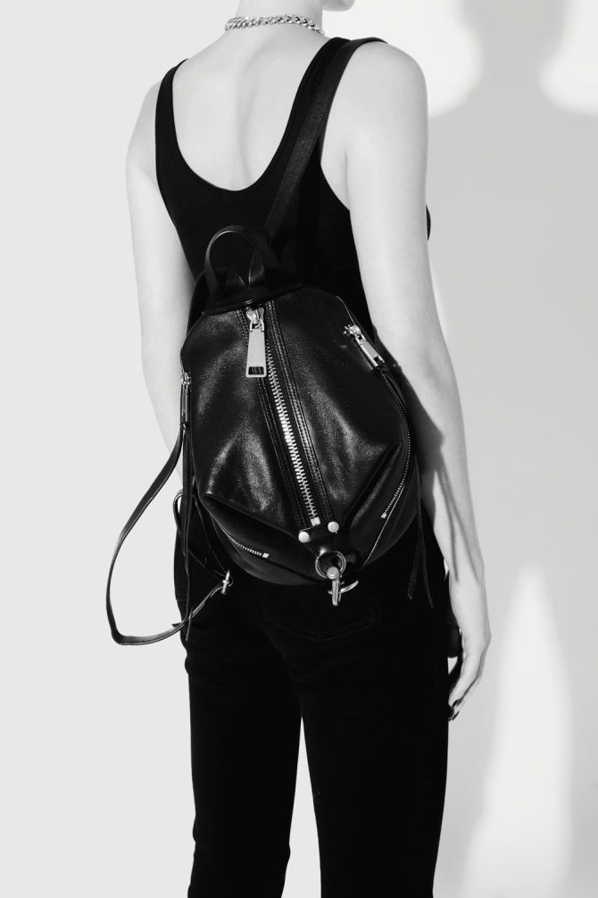Julian Zipped Medium Backpack With Studs - Image 5