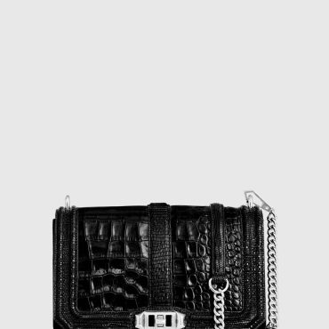 Chevron Quilted Love Crossbody