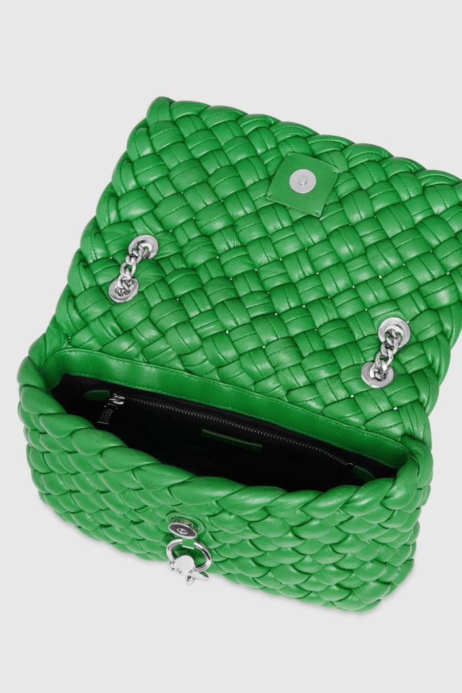 Edie Woven Shoulder Bag - Image 3