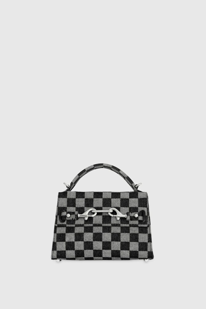 Lou Top Handle Crossbody With Chain