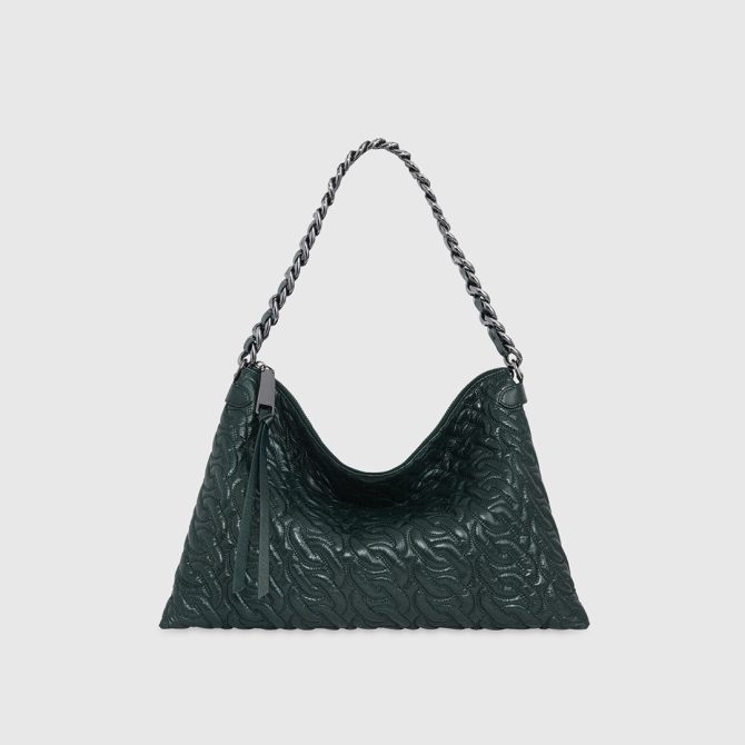 Chain Quilt Shoulder Bag - Image 6