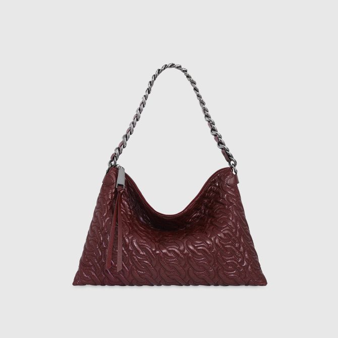 Chain Quilt Shoulder Bag - Image 4