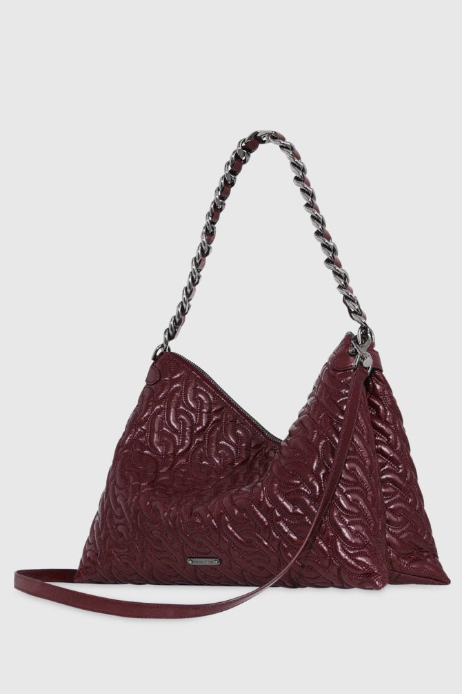Chain Quilt Shoulder Bag - Image 2