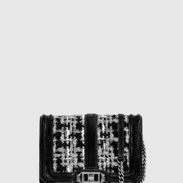 Chevron Quilted Small Love Crossbody