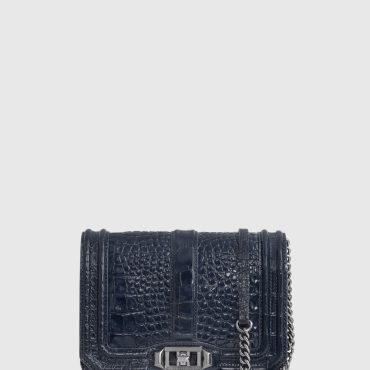Chevron Quilted Small Love Crossbody