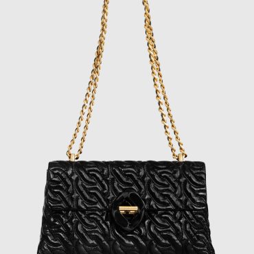 Double Gusset Crossbody With Chain Quilt