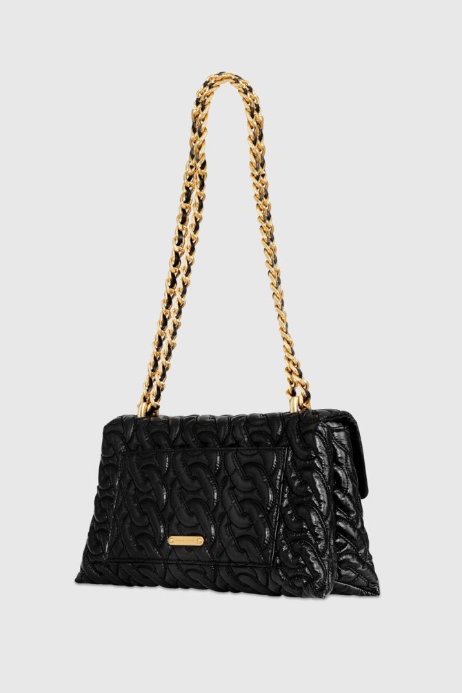 Double Gusset Crossbody With Chain Quilt - Image 2