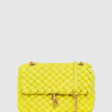 Edie Woven Shoulder Bag