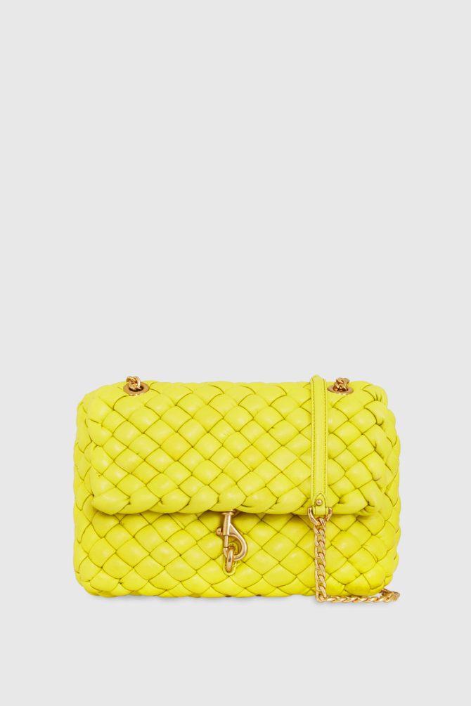 Edie Woven Shoulder Bag