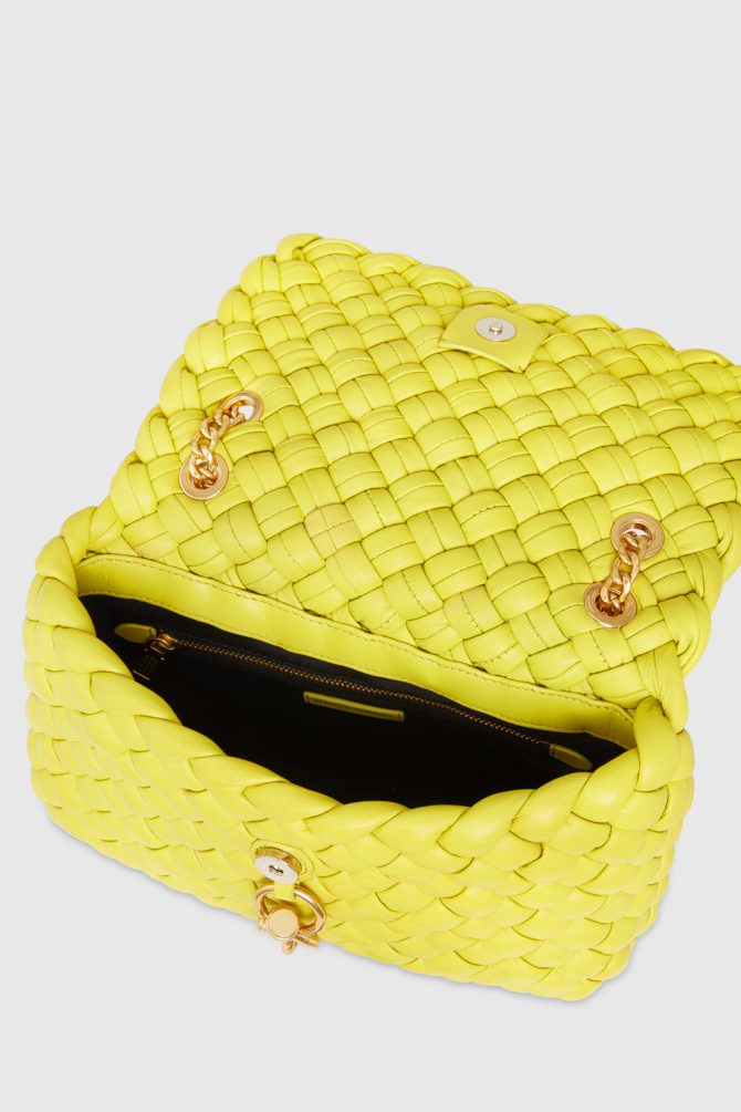 Edie Woven Shoulder Bag - Image 3