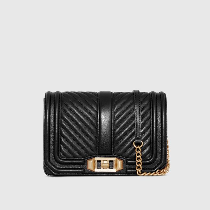 Chevron Quilted Small Love Crossbody - Image 6