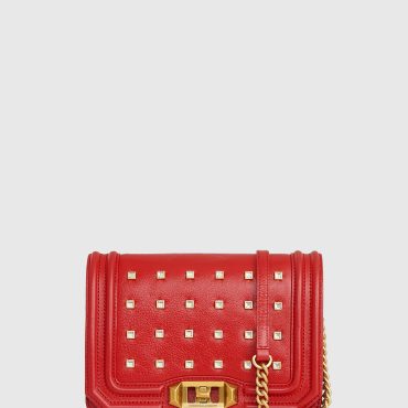 Small Love Crossbody with Square Crystals