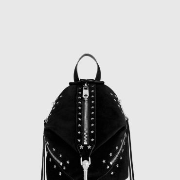 Julian Zipped Medium Backpack With Studs