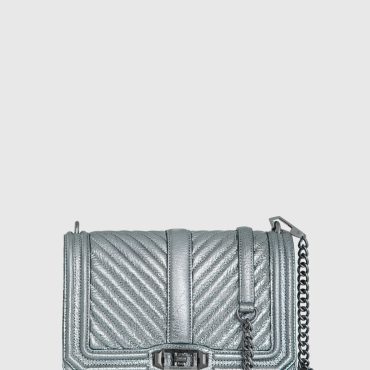 Chevron Quilted Love Crossbody