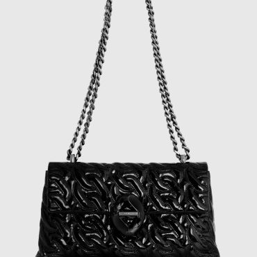 Double Gusset Crossbody With Chain Quilt