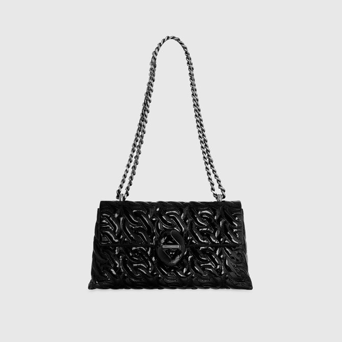 Double Gusset Crossbody With Chain Quilt - Image 8