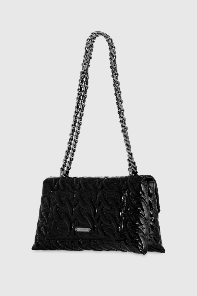 Double Gusset Crossbody With Chain Quilt - Image 2