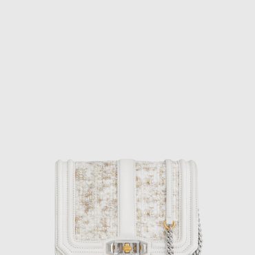 Chevron Quilted Small Love Crossbody