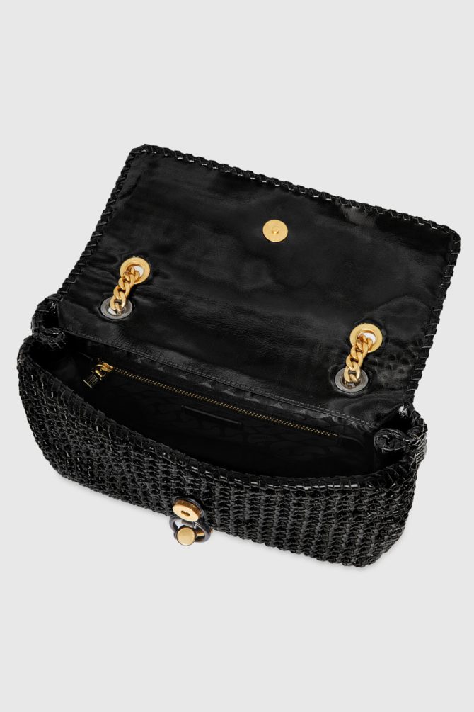 Edie Woven Medium Crossbody - Image 3