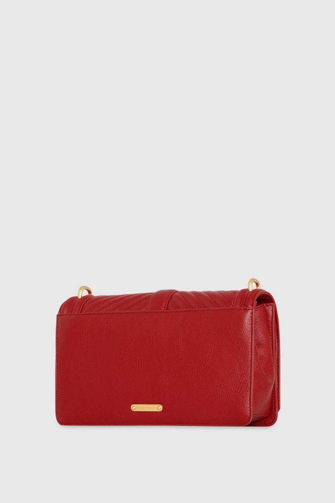 Chevron Quilted Love Crossbody - Image 2