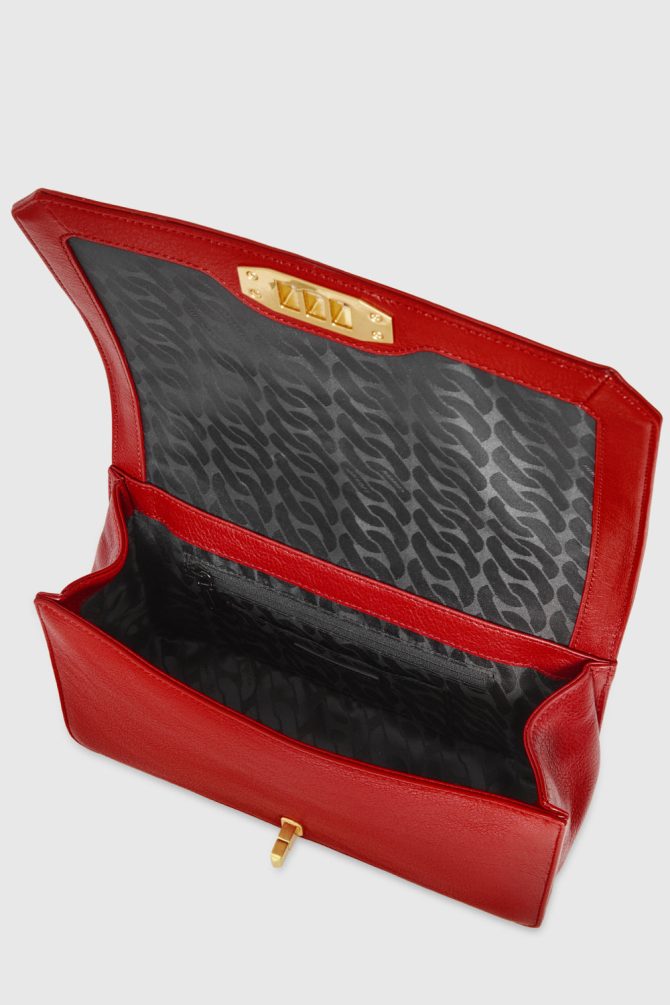 Chevron Quilted Love Crossbody - Image 3