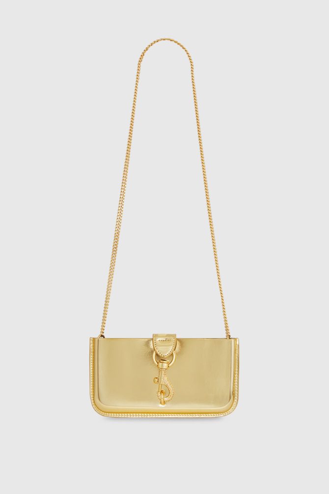 Phone Crossbody With Crystal Dog Clip