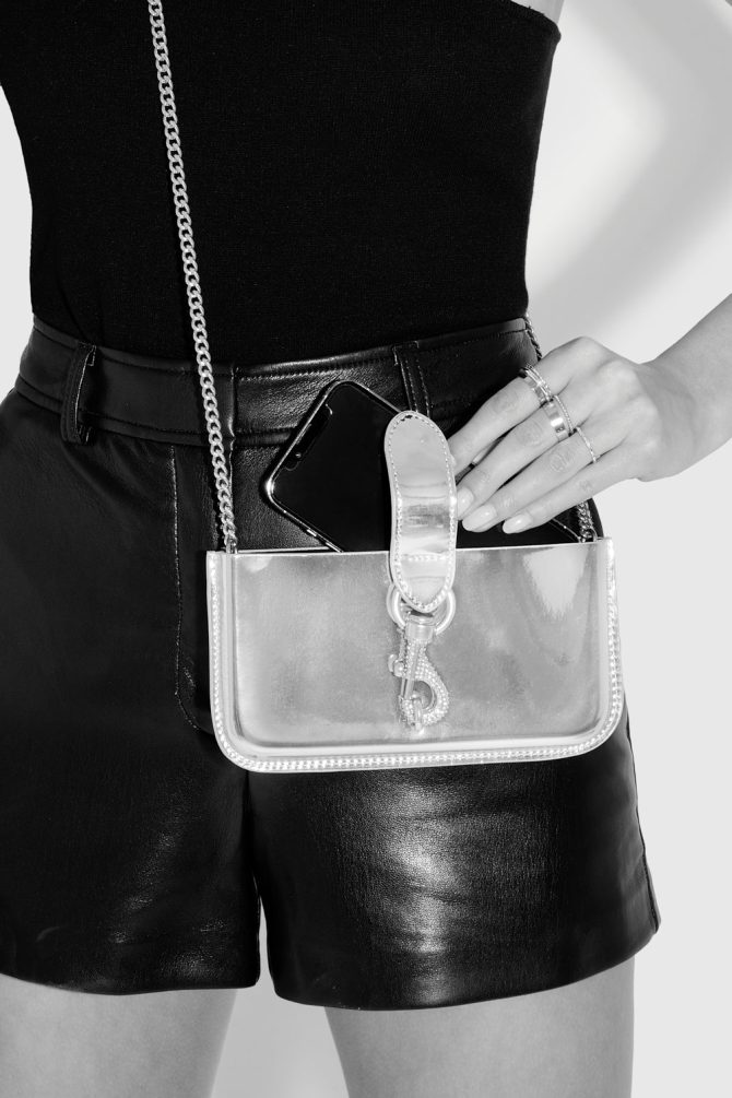 Phone Crossbody With Crystal Dog Clip - Image 5