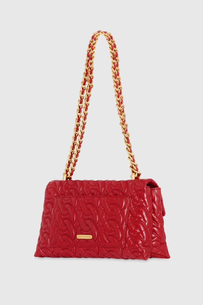 Double Gusset Crossbody With Chain Quilt - Image 2