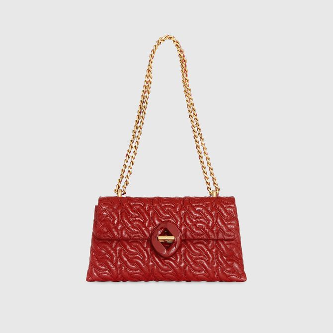 Double Gusset Crossbody With Chain Quilt - Image 8