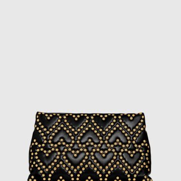 Heart Stud Quilt Pillow Clutch