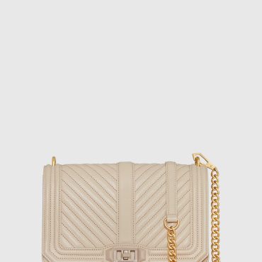 Chevron Quilted Love Crossbody