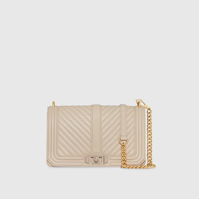 Chevron Quilted Love Crossbody - Image 6