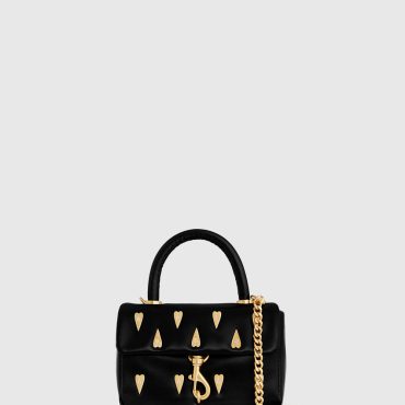 Edie Top Handle With Heart Studs