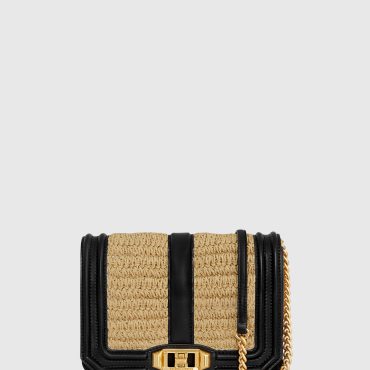 Chevron Quilted Small Love Crossbody